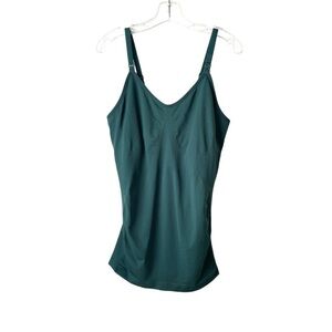 Caramel Cantina Nursing + Post Delivery Shaper Cami Tank Forest Green Size XL